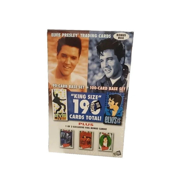 Press Pass 2008 Elvis Presley Factory Sealed King Size Bonus Box 190 Cards - Picture 1 of 4